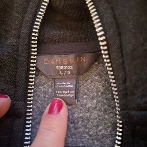 Danskin Zippered Black Jacket